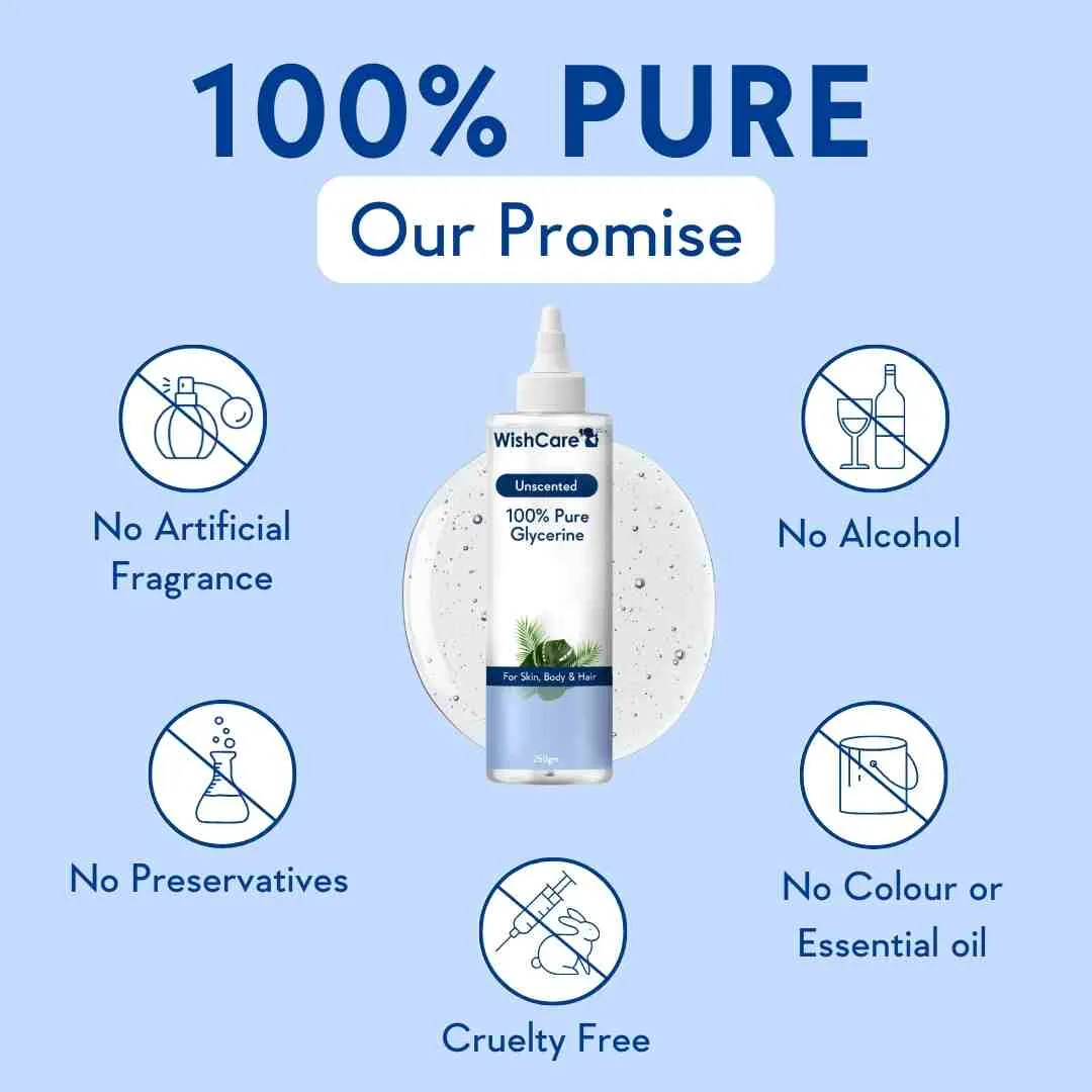 WishCare Pure & Unscented Vegetable Glycerine 250g - Image 2
