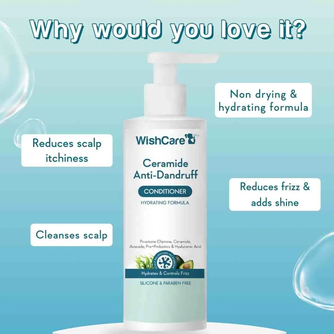 WishCare Ceramide Anti-Dandruff Conditioner 200ml - Image 2