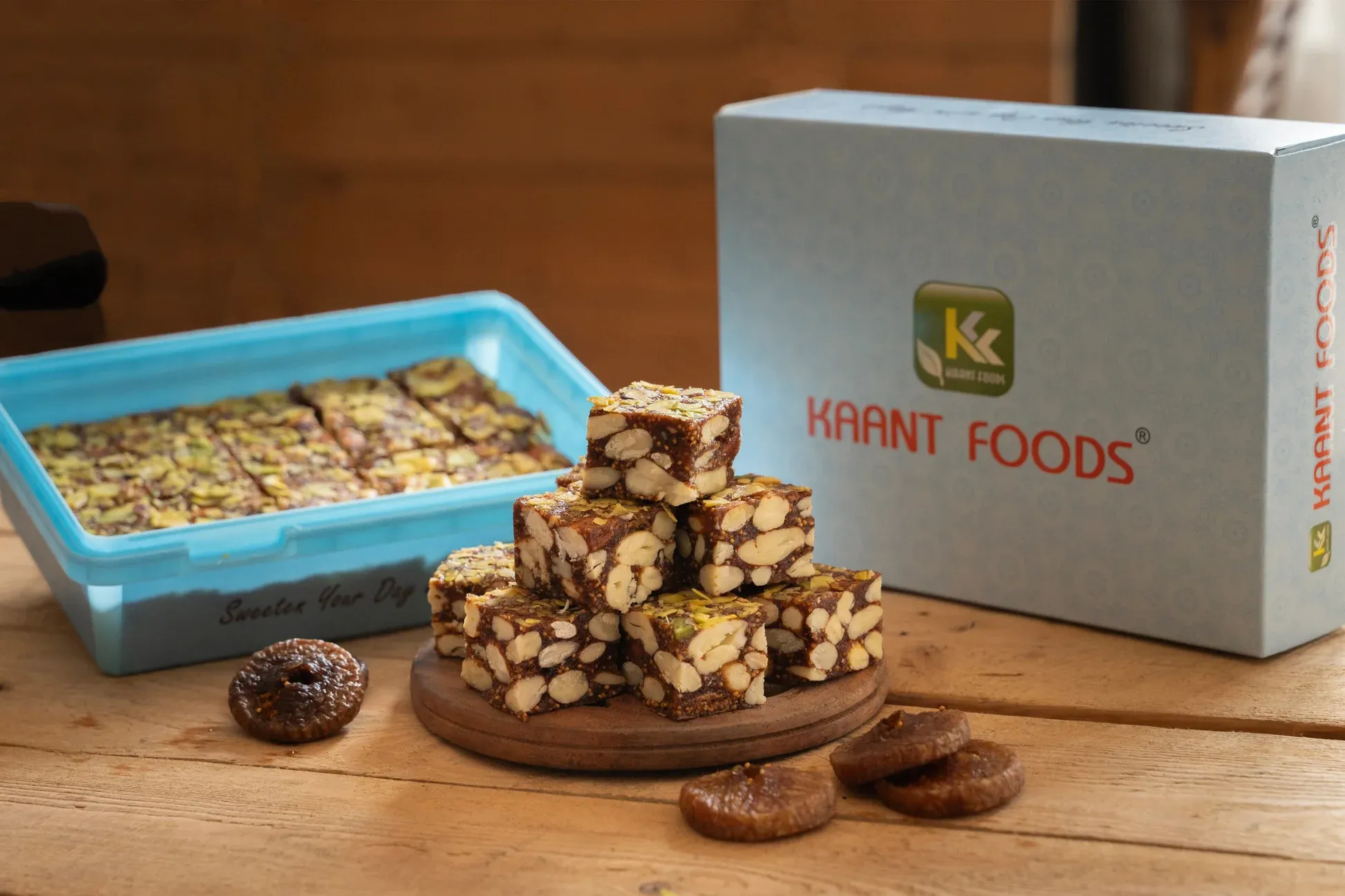 Kaant Foods Dryfruit Anjeer Barfi - Image 1