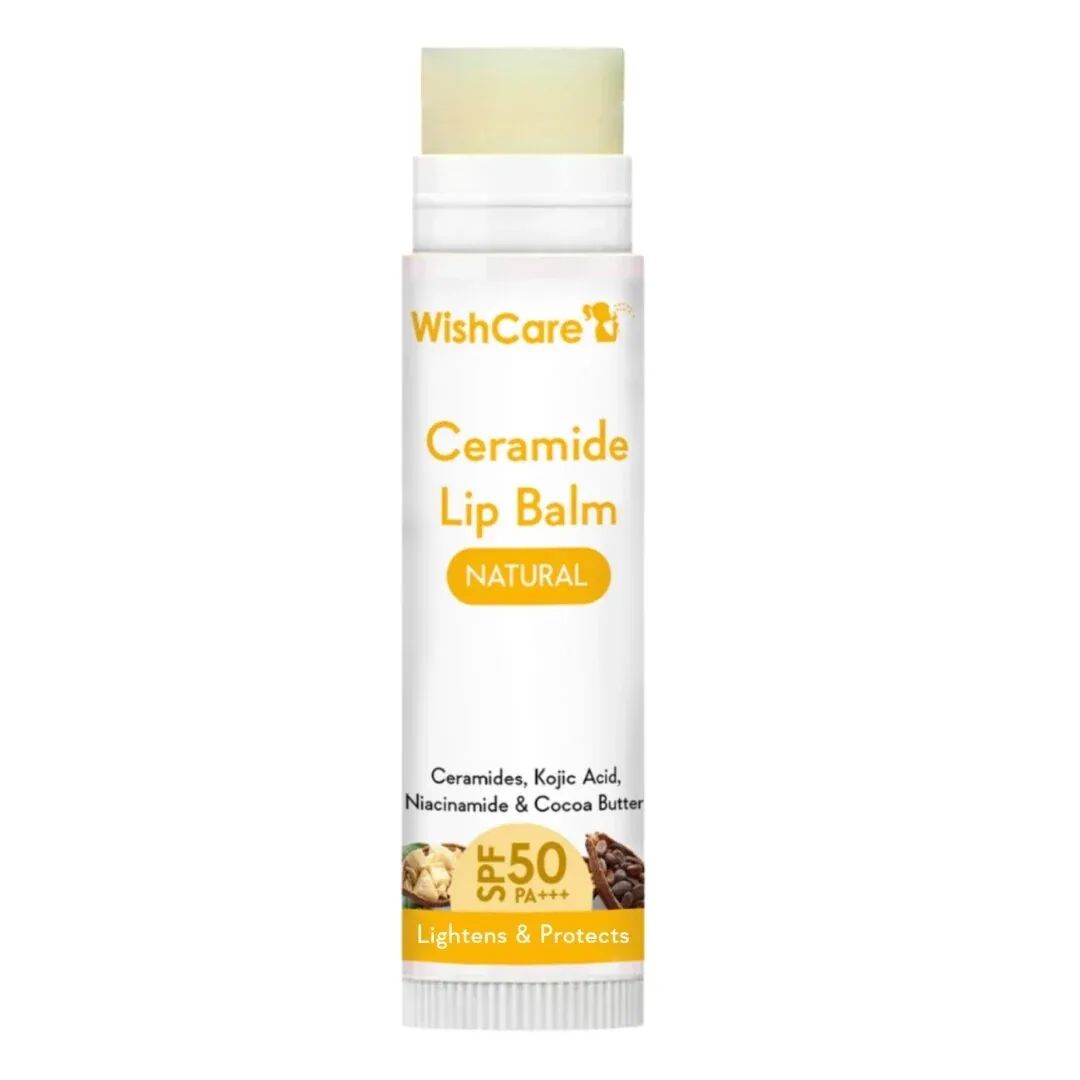WishCare Ceramide Lip Balm with SPF 50 PA+++ Untinted WishCare Ceramide Lip Balm with SPF 50 PA+++ Untinted-Pack Size-5 g