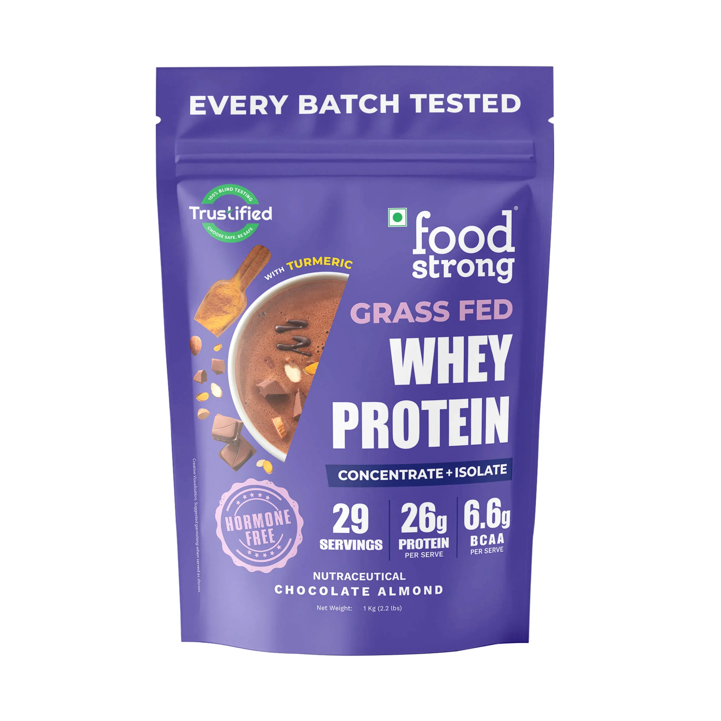 Strong Protein Food Strong Whey Protein Chocolate Almond