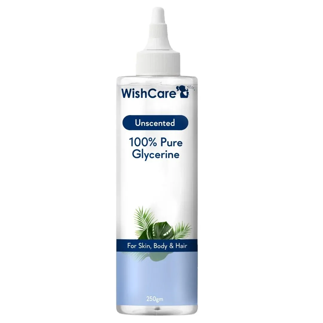 WishCare Pure & Unscented Vegetable Glycerine 250g WishCare Pure & Unscented Vegetable Glycerine 250g-Pack Size-250 g