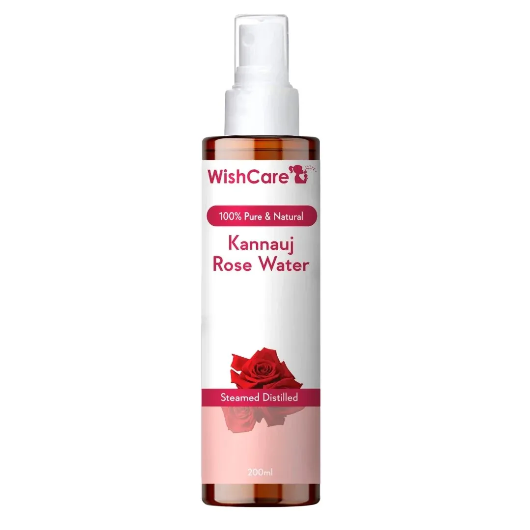WishCare Pure & Natural Kannauj Rose Water 200ml WishCare Pure & Natural Kannauj Rose Water 200ml-Pack Size-200 ml
