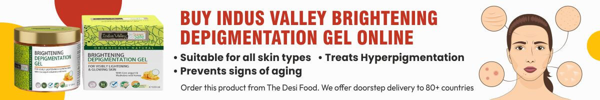 Indus valley brightening gel main banner