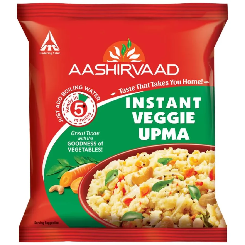 Aashirvaad Instant Veggie Upma - Healthy Breakfast - Image 11
