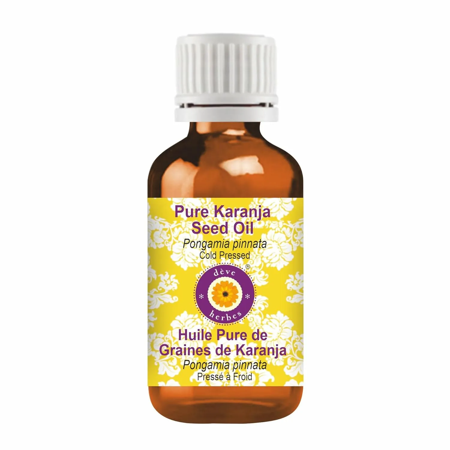 Deve Herbes Pure Karanja Seed Oil Deve Herbes Pure Karanja Seed Oil-Pack Size-50ml