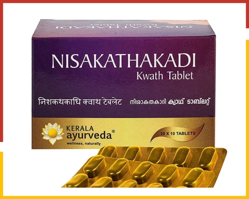 Kerala Ayurveda Nisakathakadi Kwath Tablet