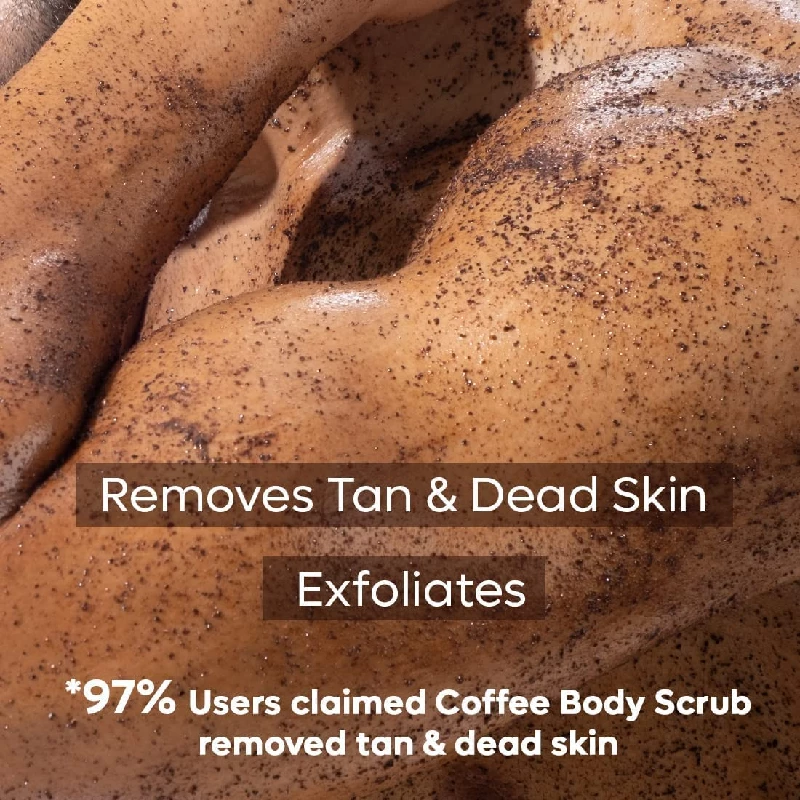 mCaffeine Exfoliating Coffee Body Scrub for Tan Removal & Soft-Smooth Skin - Image 2