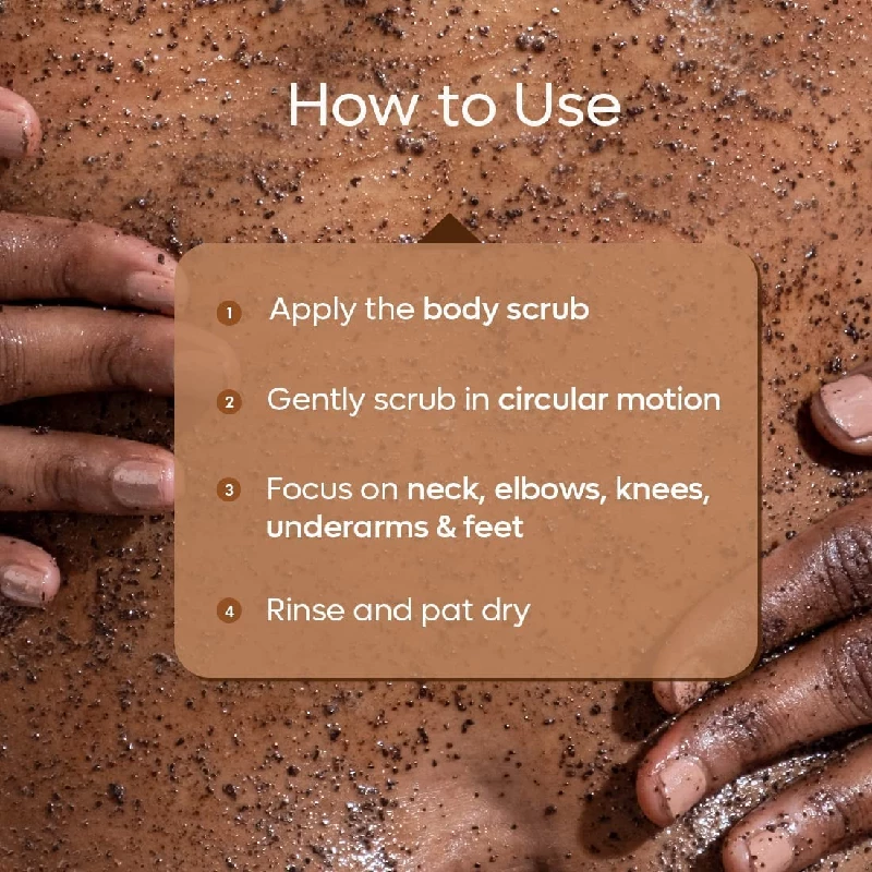 mCaffeine Exfoliating Coffee Body Scrub for Tan Removal & Soft-Smooth Skin - Image 5