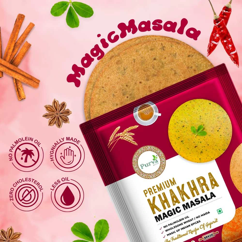 Purva Bites Magic Masala Khakhra - Image 2
