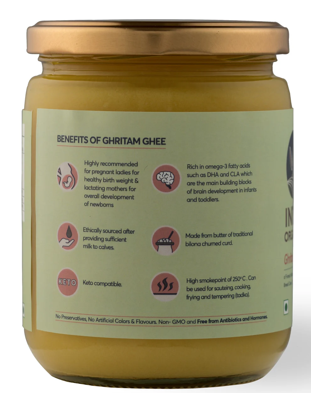Indic Organics Ghritam Vedic Malnad Gidda A2 Ghee - Image 12