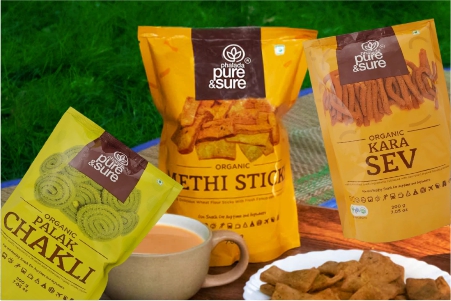 Explore Phalada Pure & Sure Organic Snacks at the Desi Food