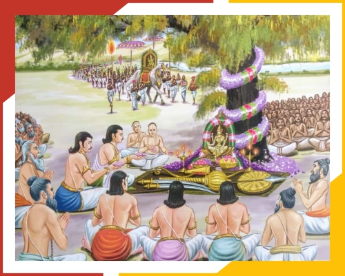 Pandavas and Shami Tree