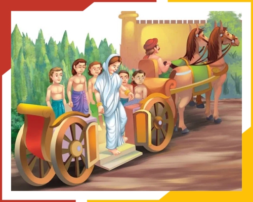 Pandavas return to hastinapur