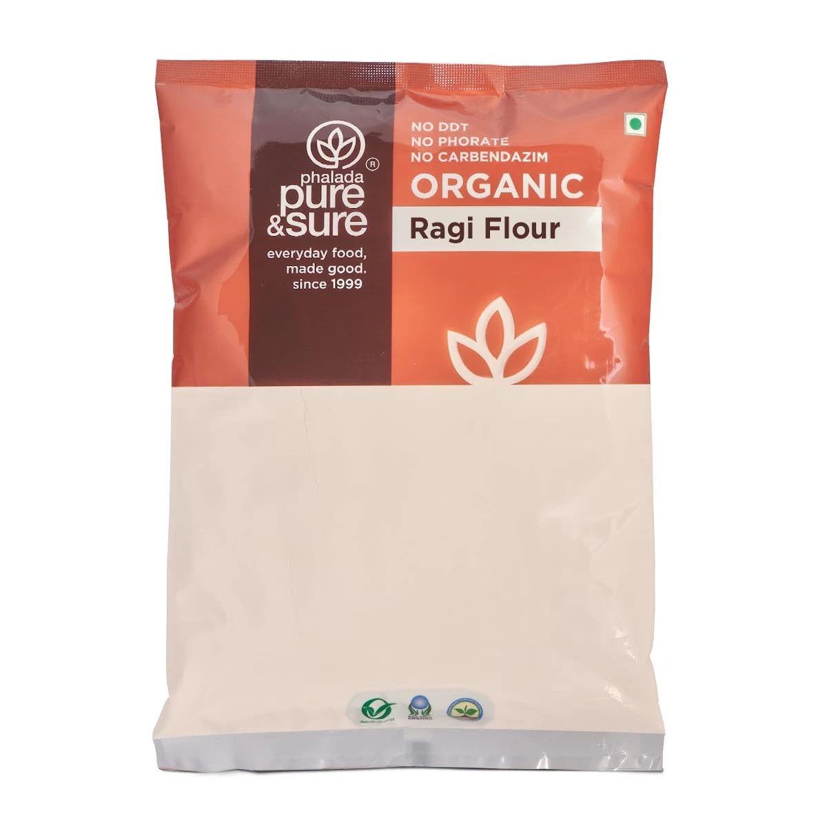 Phalada Pure and Sure Organic Ragi Flour Phalada Pure and Sure Organic Ragi Flour-Pack Size-1kg