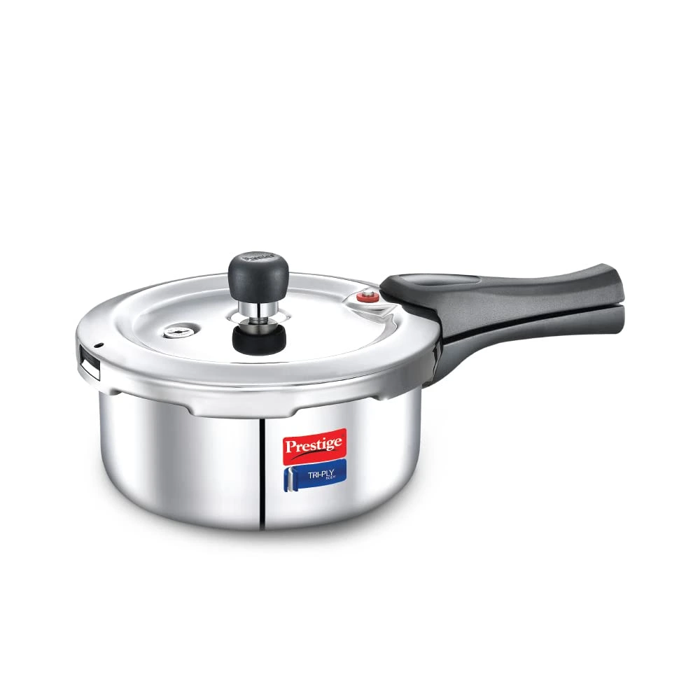 Prestige Svachh Triply Outer Lid Pressure Cooker Prestige Svachh Triply Outer Lid Pressure Cooker-Pack Size-2 ltr