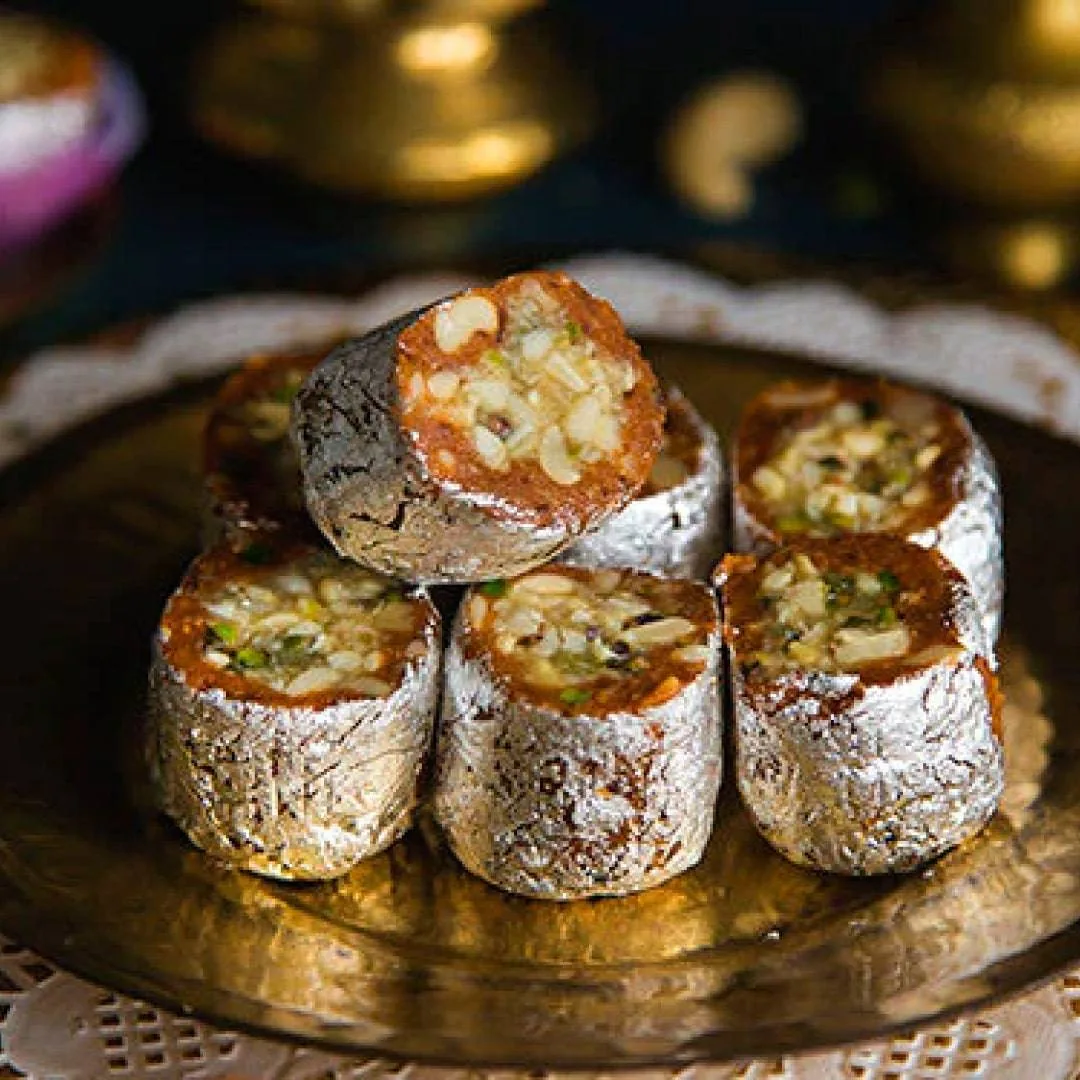 24 Carats Mithai Magic Anjir Roll | Authentic Surat Sweets | Rich Dry Fruit Fig Delicacy