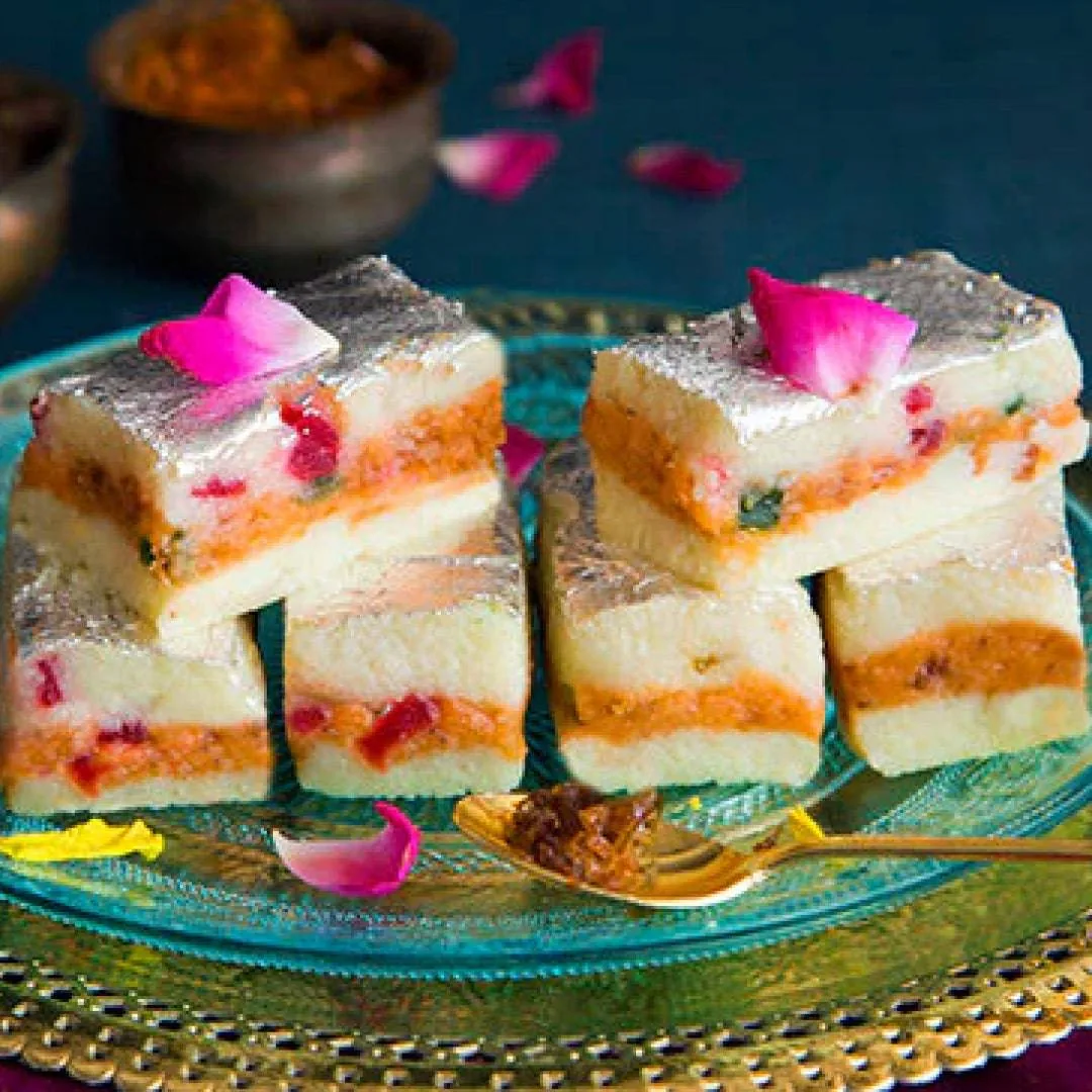 24 Carats Mithai Magic Kaju Gulkand | Premium Cashew Rose Sweet | Authentic Surat Mithai