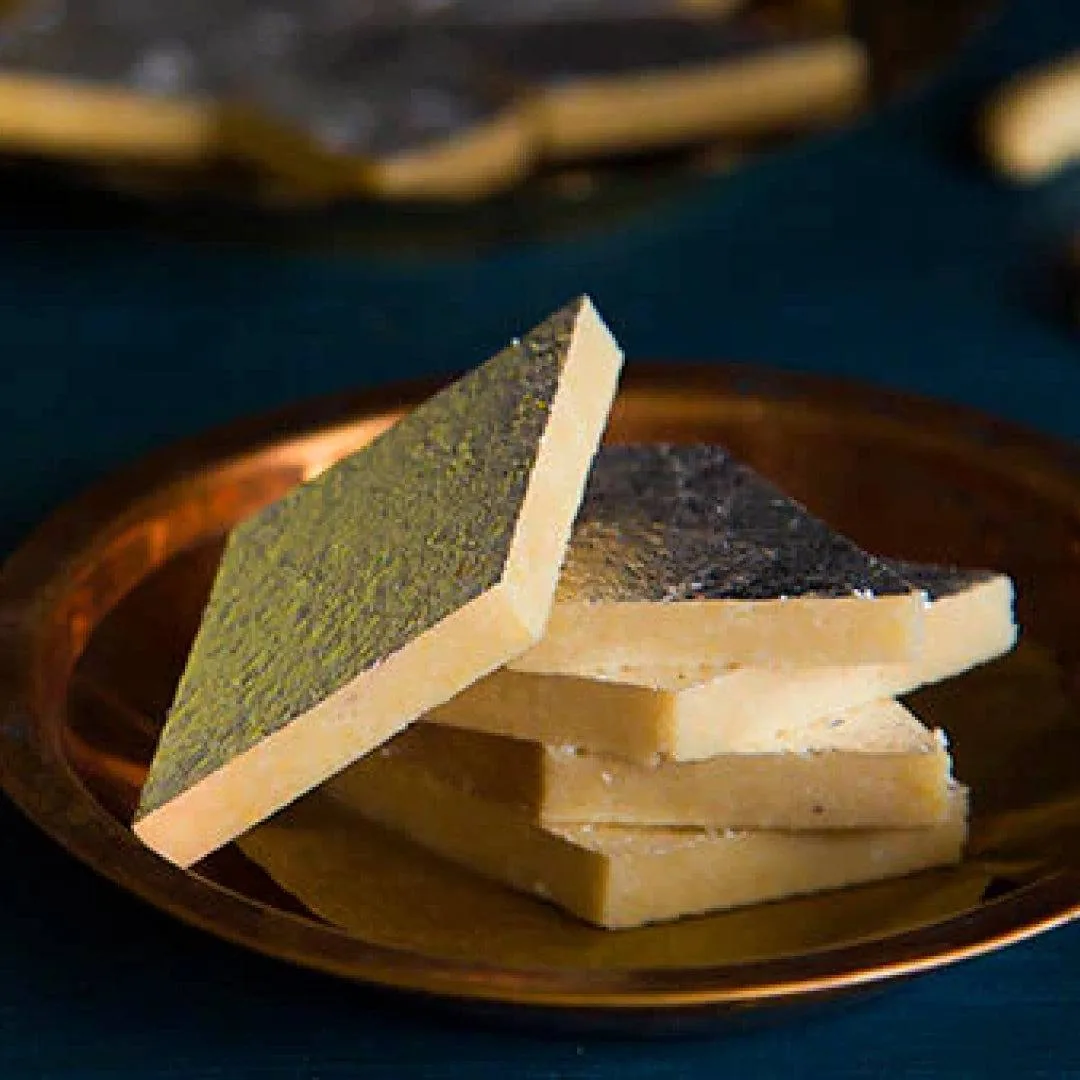 24 Carats Mithai Magic Kajukatri | Traditional Cashew Fudge | Authentic Surat Sweet