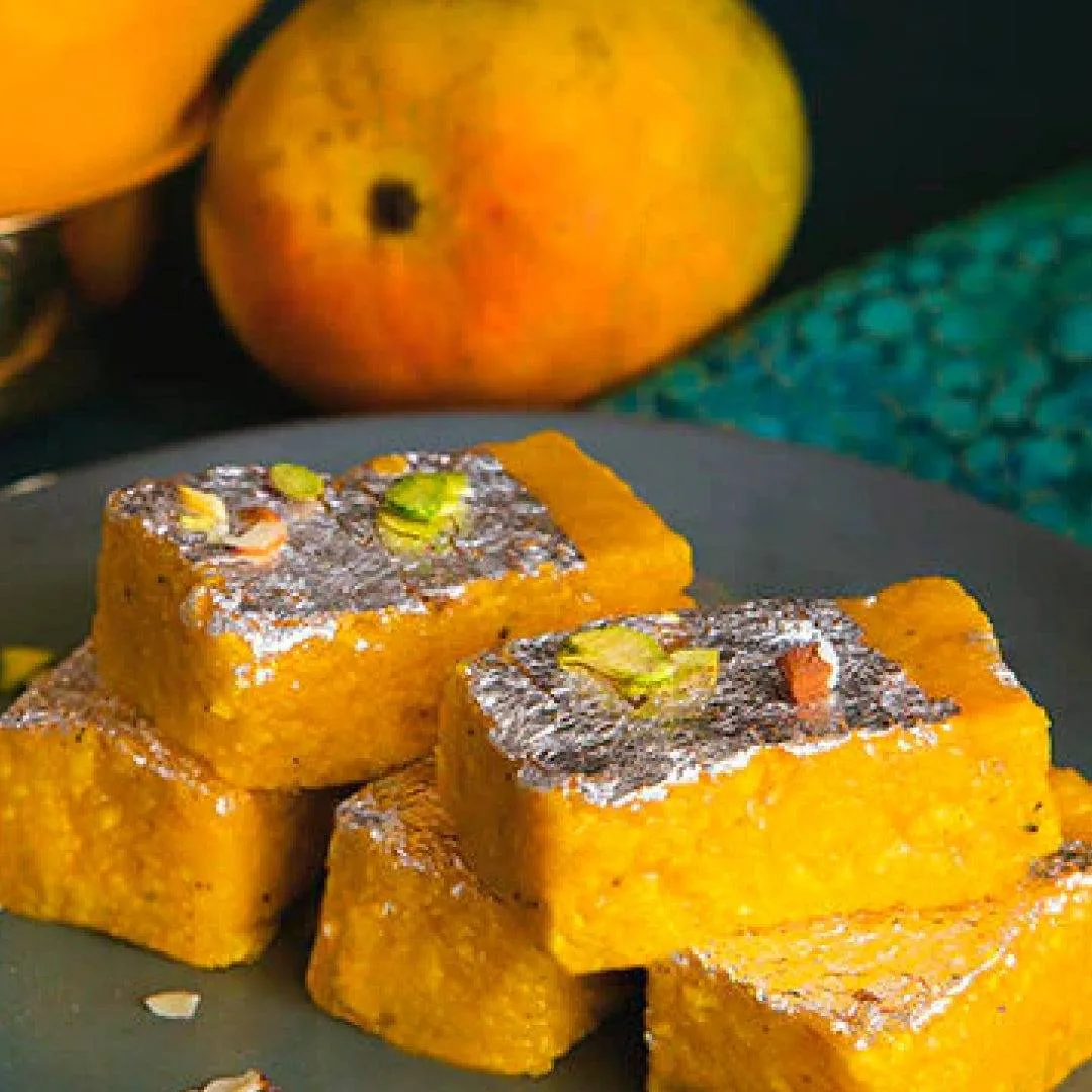24 Carats Mithai Magic Special Mango Tango | Handcrafted Mango Sweet | Authentic Surat Fusion Mithai