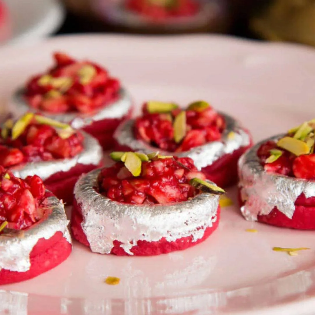 24 Carats Mithai Magic Strawberry Delight | Traditional Indian Sweet | Authentic Surat Mithai