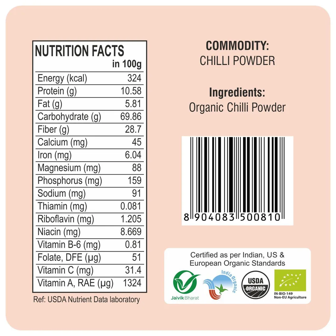 24 Mantra Organic Chilli Powder | Pure Red Laal Mirch | 100% Chemical-Free Spice-2