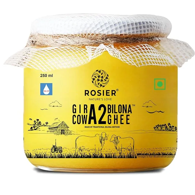 A2 Organics Desi Gir Cow A2 Bilona Ghee | Cultured Ghee | Vedic Bilona Method Ghee-1