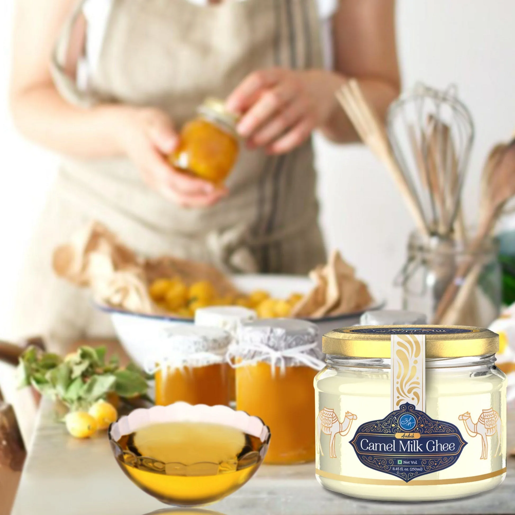 Aadvik Camel Milk Ghee | Pure Clarified Butter | Natural Digestion & Immunity Support