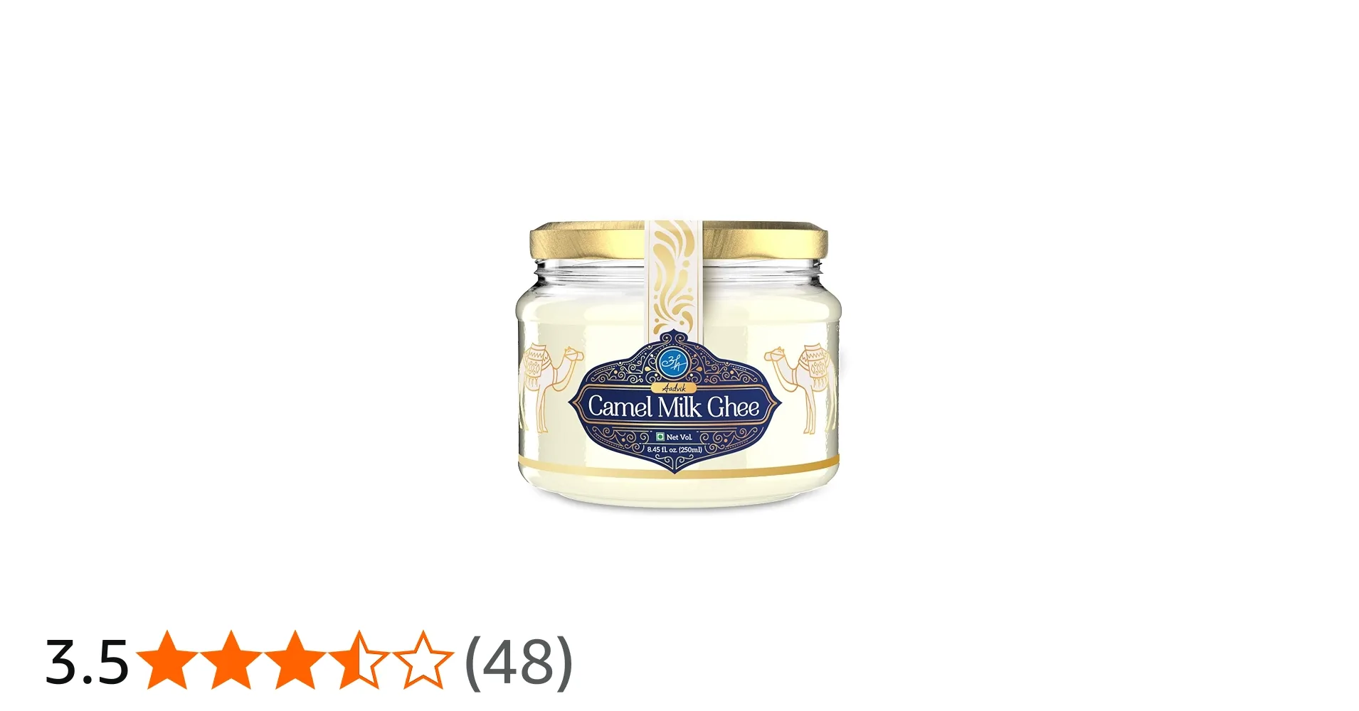 Aadvik Camel Milk Ghee | Pure Clarified Butter | Natural Digestion & Immunity Support-6