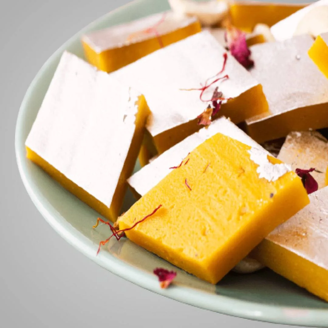 Aazad Kesar Kaju Katli | Authentic Saffron Cashew Fudge | Traditional Ahmedabad Sweet 250 gm