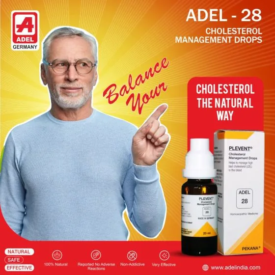 Adel 28 Plevent Drops | Homeopathic Lipid Metabolism Supplement | Natural Cholesterol and Detox Support-3