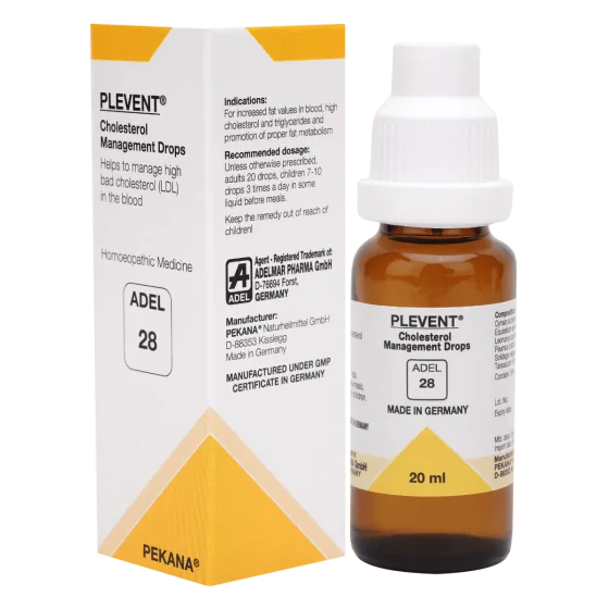 Adel 28 Plevent Drops | Homeopathic Lipid Metabolism Supplement | Natural Cholesterol and Detox Support-4