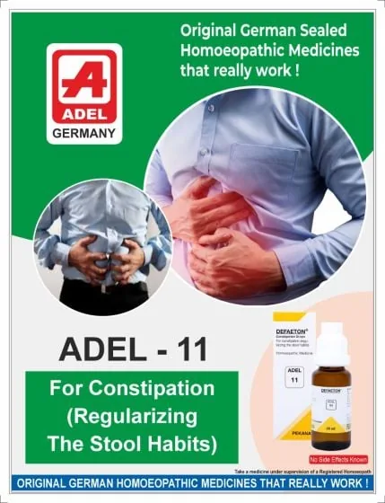 Adel Homeopathy 11 Drops | Defaeton Constipation Relief | Natural Bowel Regulator-2