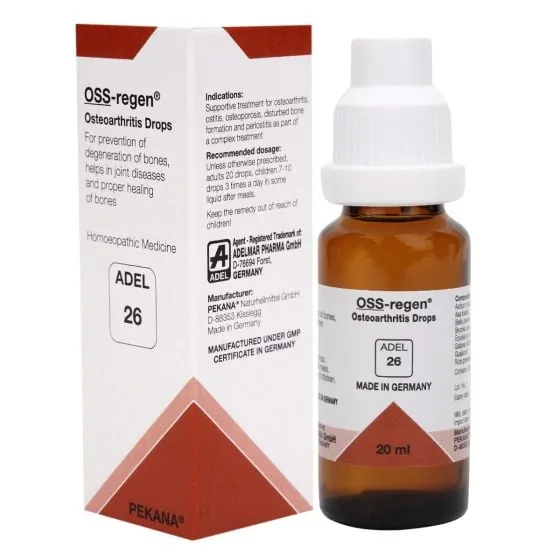 Adel Homeopathy 26 Oss-Regen Drops | Bone Health Support | Natural Skeletal Care-3