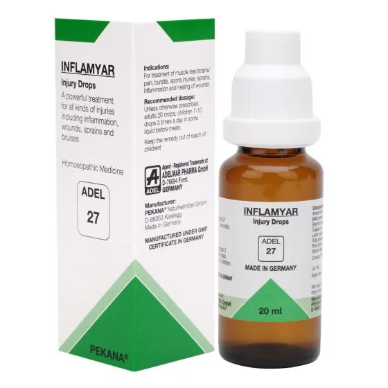 Adel Homeopathy 27 Inflamyar Drop | Homeopathic Wellness Support | Natural Formulation-2