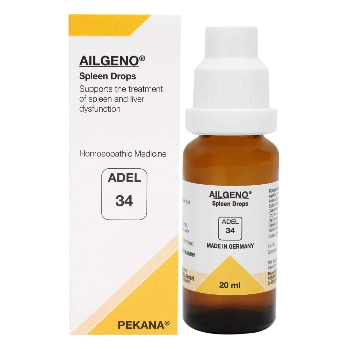 Adel Homeopathy 34 Ailgeno Drops