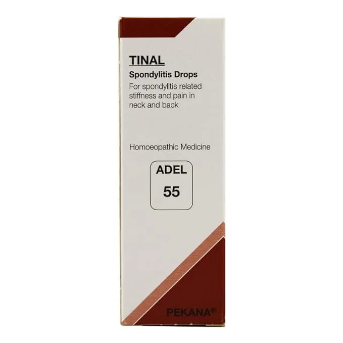 Adel Homeopathy 55 Tinal Drops | Homeopathic Remedy | Neck Stiffness & Spine Support-2