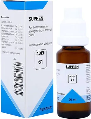 Adel Homeopathy 61 Supren Drops | Adrenal Support and Fatigue Relief Formula-2