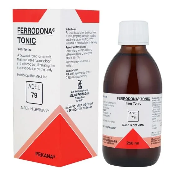 Adel Homeopathy 79 Ferrodona Tonic | Homeopathic Iron Assimilation Formula | Natural Fatigue and Vitality Support-2
