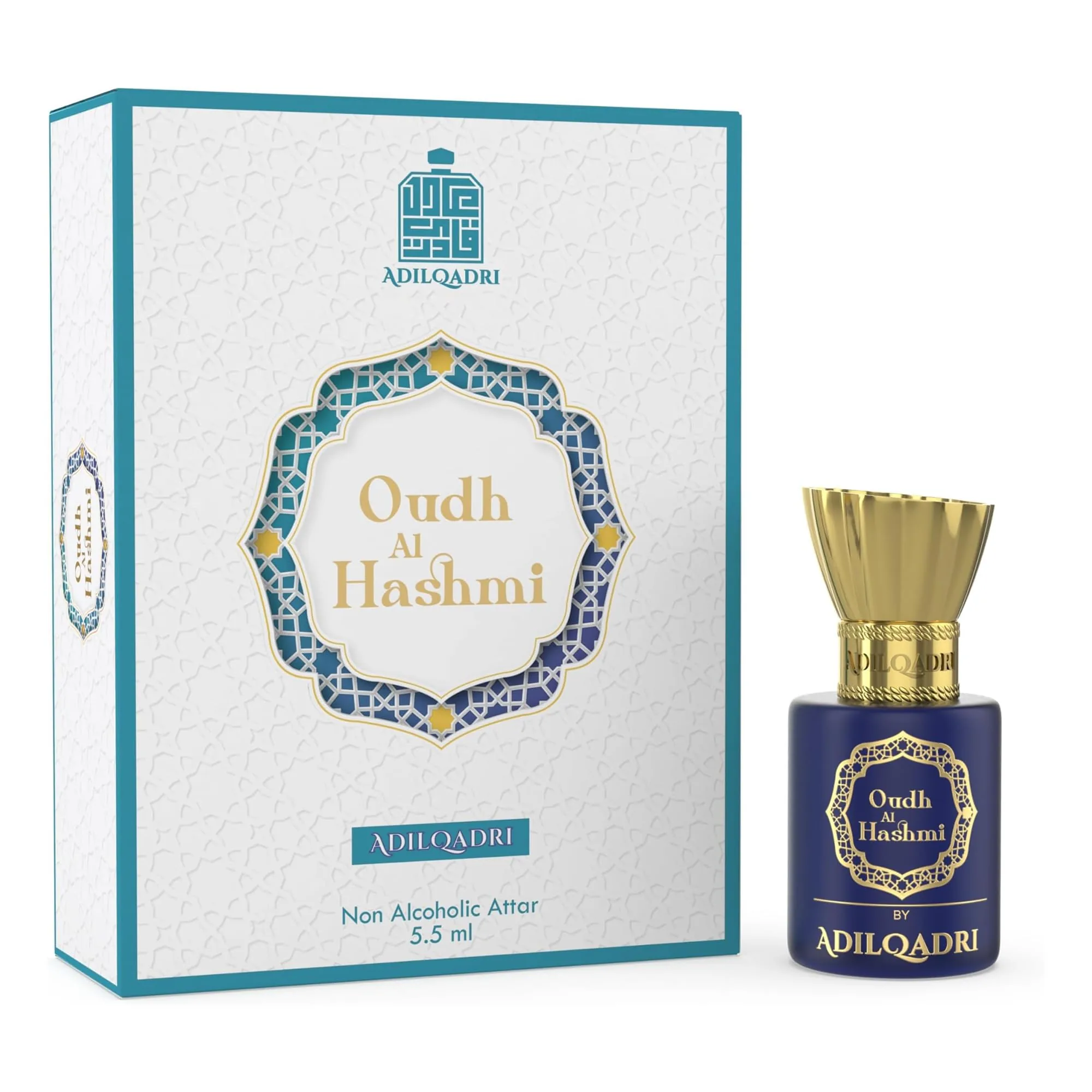 AdilQadri Oudh Al Hashmi Attar Perfume | Non-Alcoholic Roll-On | Long-Lasting Oriental Woody Fragrance