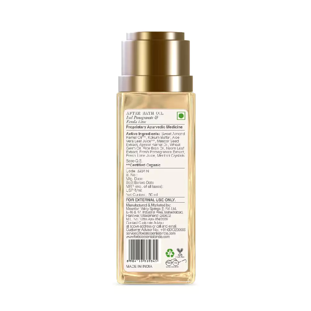 Forest Essentials After Bath Oil Iced Pomegranate & Kerala Lime - 7
