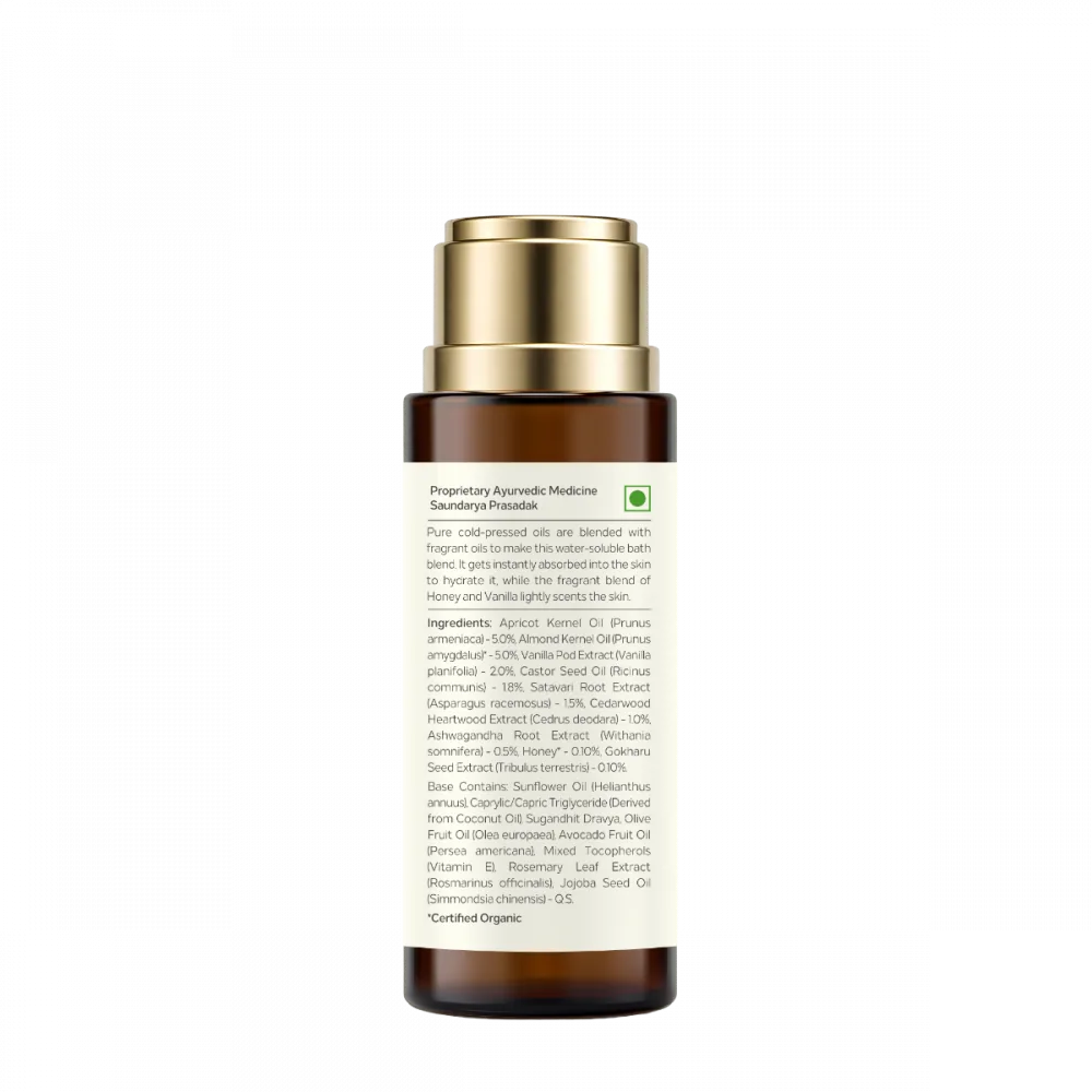 Forest Essentials After Bath Oil Mashobra Honey & Vanilla | Water Soluble Body Oil | Hydrating Ayurvedic Skin Nourishment-2