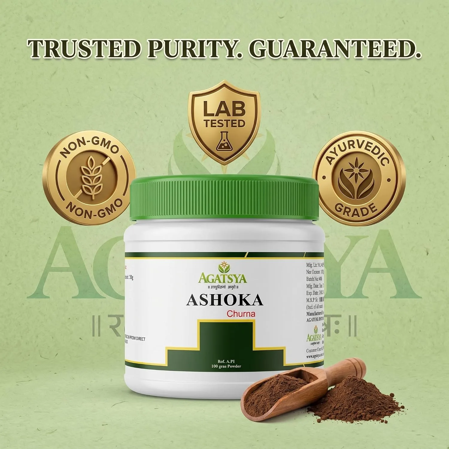 Agatsya Ashoka Churna | Pure Ashoka Bark Powder | Traditional Female Wellness Support-7