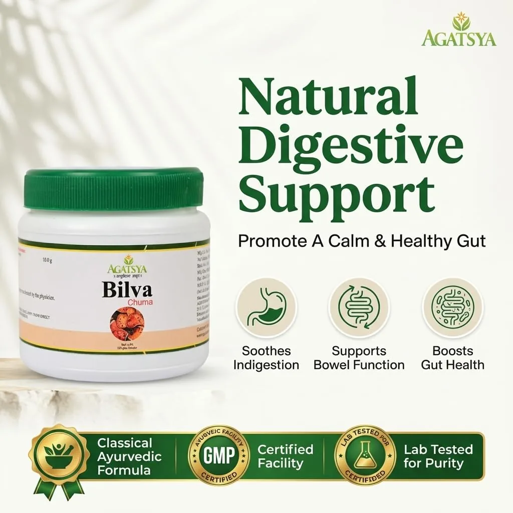 Agatsya Bilva Churna | Pure Bael Fruit Powder | Natural Digestive Support-4