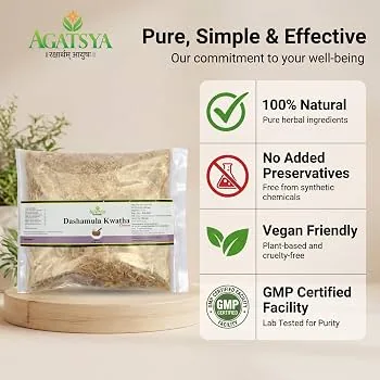 Agatsya Dashamula Kwatha Churna | Ayurvedic Herbal Powder | Traditional Wellness Support-5