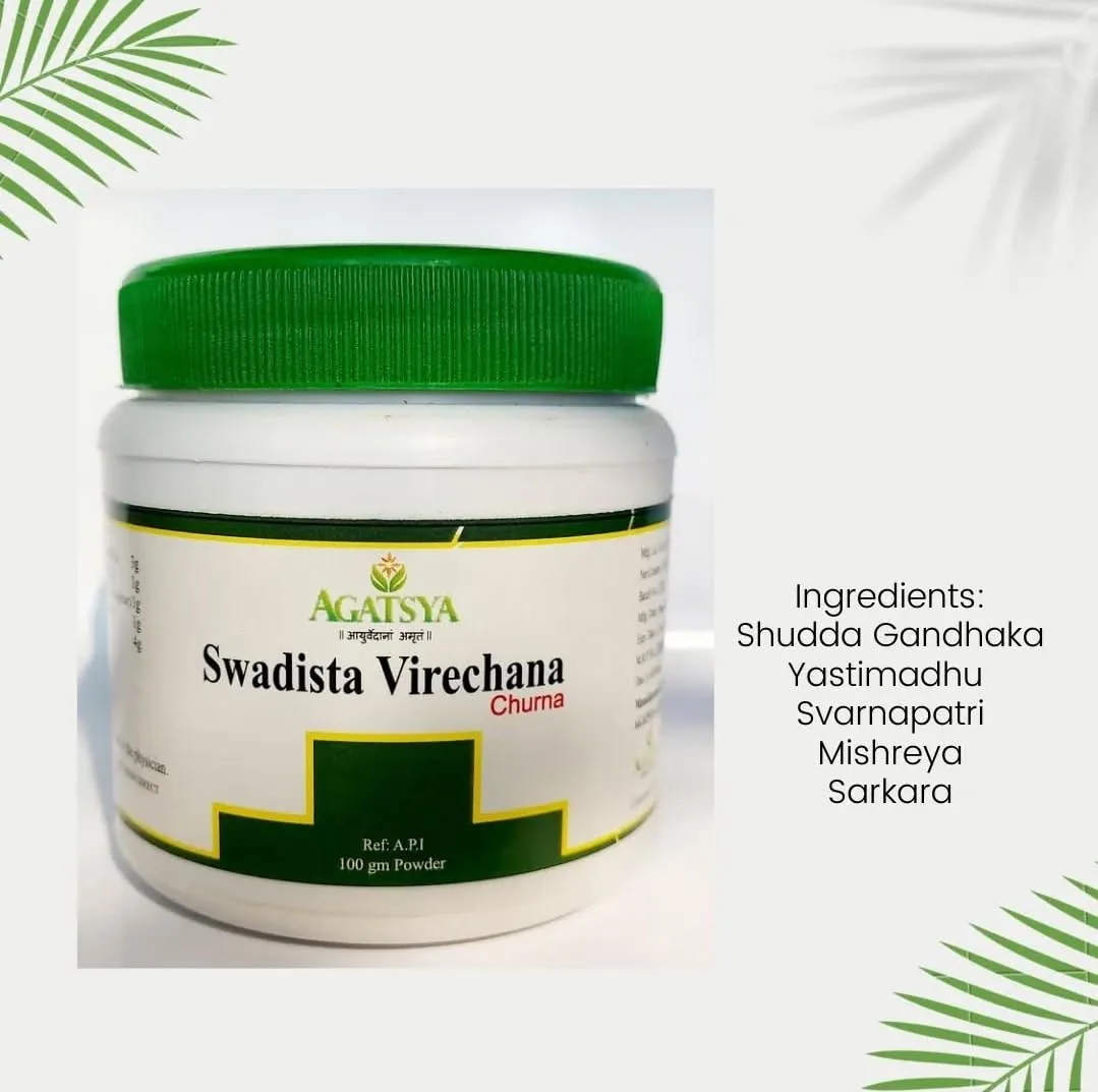 Agatsya Swadista Virechana Churna | Ayurvedic Laxative Powder | Natural Constipation & Digestion Support-3