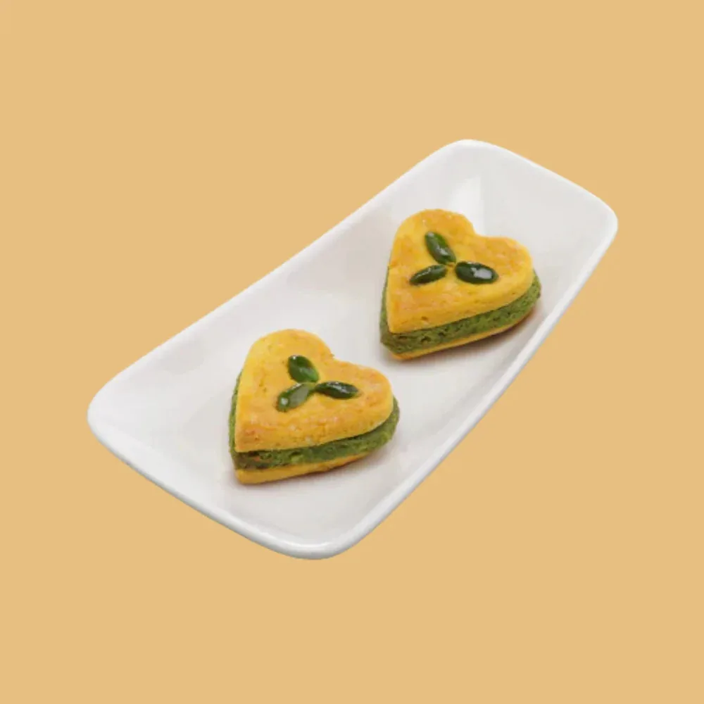 Agra Sweets Banjara Baked Badam Dil | Heart Shaped Almond Sweet | Pure Ghee Mithai