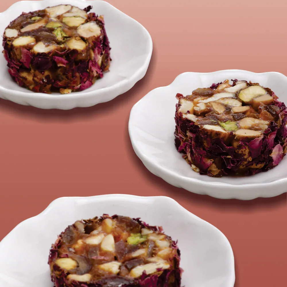 Agra Sweets Banjara Khajur Dry Fruit Gulab Fantasy | Date & Rose Fusion Sweet | Authentic Hyderabadi Mithai