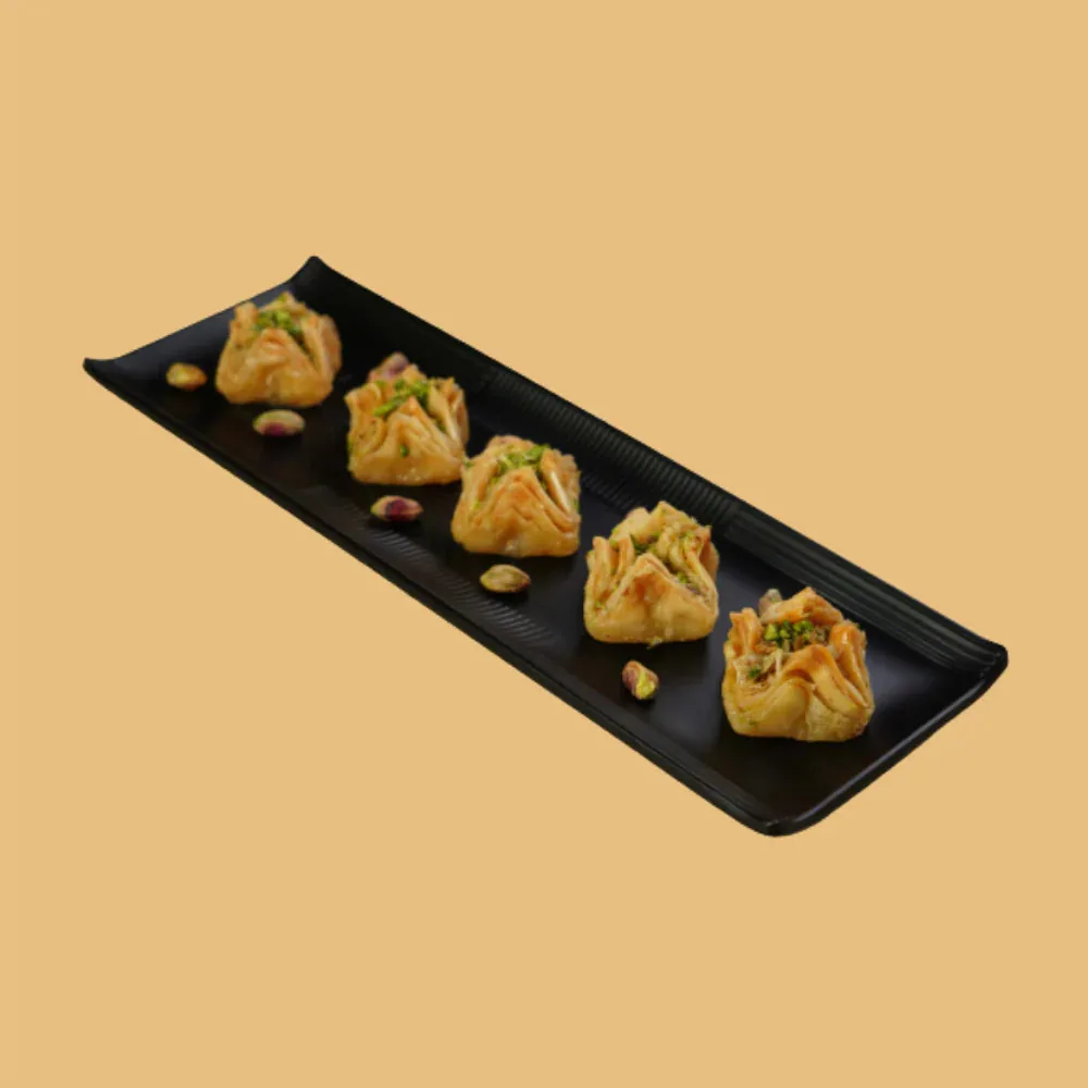 Agra Sweets Banjara Pistachio Pyramid Baklava | Filo Pastry Sweet | Festive Gourmet Gifting