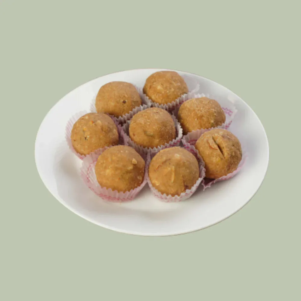 Agra Sweets Banjara Sugar Free Atta Gond Laddu | Traditional Wheat & Edible Gum Sweet | Pure Ghee Mithai